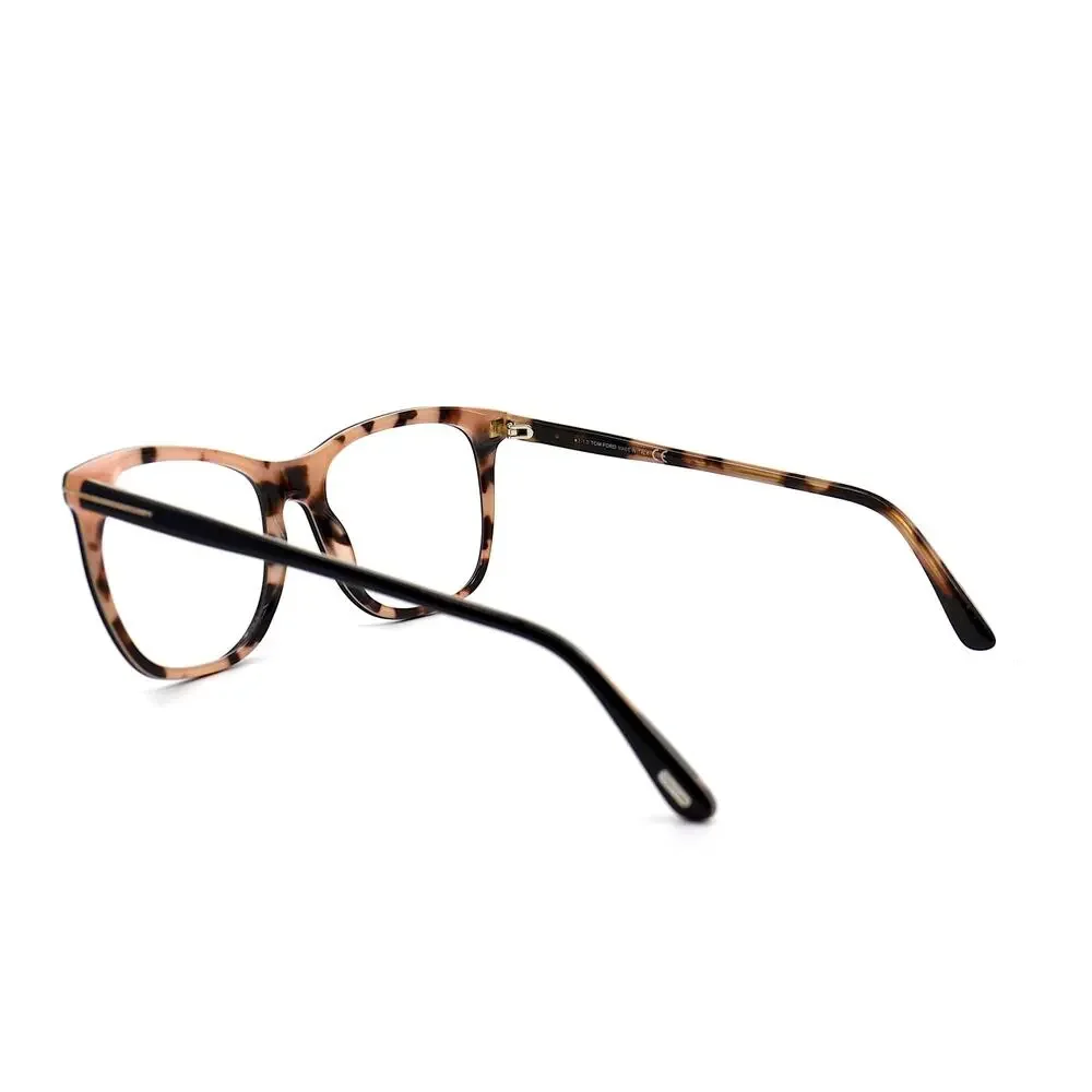 NEW TOM FORD TF5672-B 005 BLACK/HAVANA BLUE BLOCK LENS AUTHENTIC EYEGLAS…